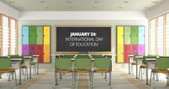 May be an image of text that says "JANUARY 24: INTERNATIONAL DAY OF EDUCATION മലലല"
