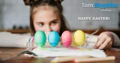 May be an image of 1 person, indoor and text that says "Tom Shypitka Kootenay East HAPPY EASTER!"